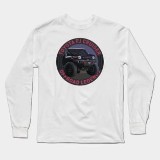 4x4 Offroad Legends: Toyota FJ Cruiser (Black) Long Sleeve T-Shirt